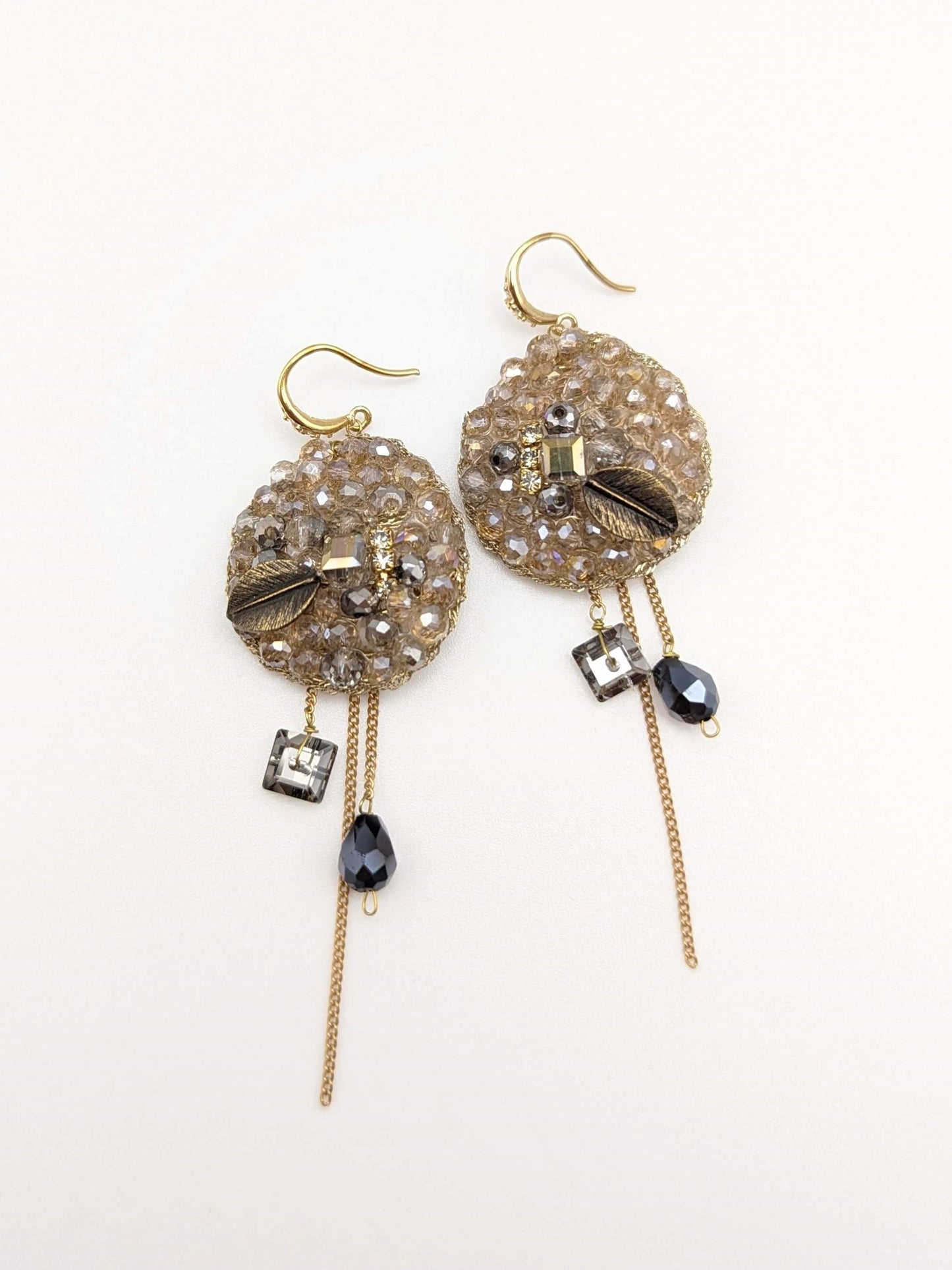 Champagne Cascade Earring